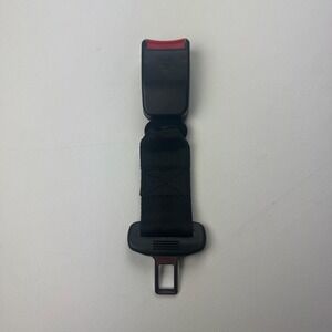 Universal Car Seat Belt Extender Adjustable Safety Buckle Extension Black